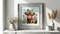 5D Highland Cow Diamond Painting Kit for Adults Beginners, Full Round Drill Diamond Art with Floral Bow Design, Cute Farmhouse Cow Gem Painting DIY Craft for Home Wall Decor Gift, 13.7 x 13.7 Inch